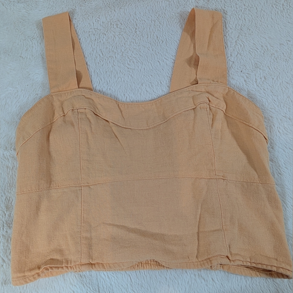 Abercrombie & Fitch Peach Crop Top